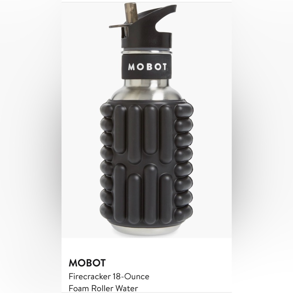 MOBOT 18 oz Firecracker Foam Roller Water Bottle